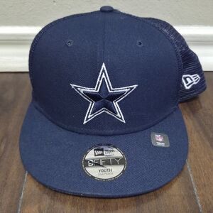 NEW ERA NFL Youth Navy Blue Dallas Cowboys Snapback Hat